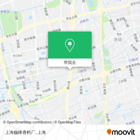 上海巍峰香料厂地图