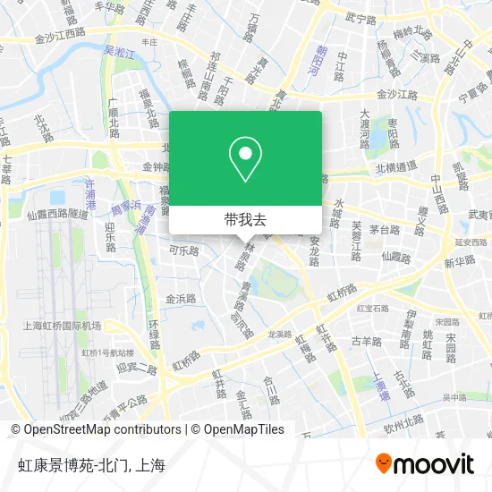 虹康景博苑-北门地图