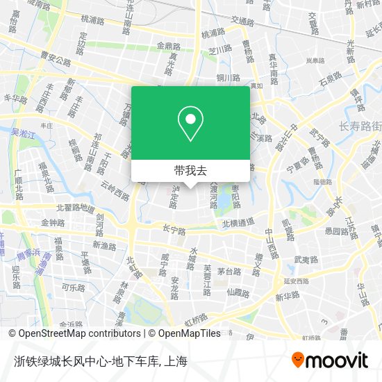 浙铁绿城长风中心-地下车库地图