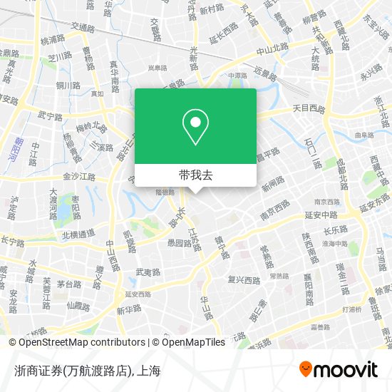 浙商证券(万航渡路店)地图