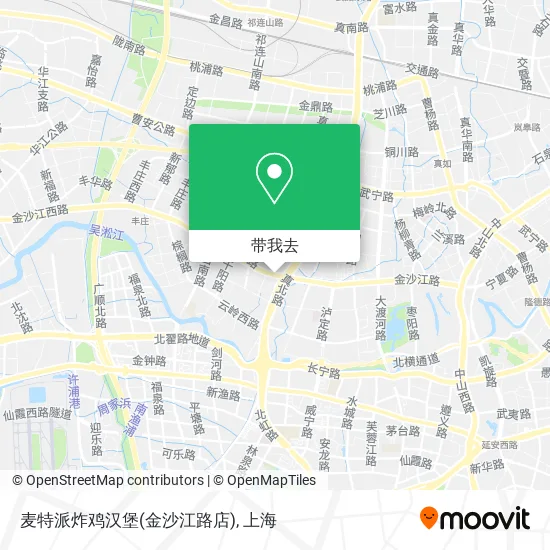 麦特派炸鸡汉堡(金沙江路店)地图