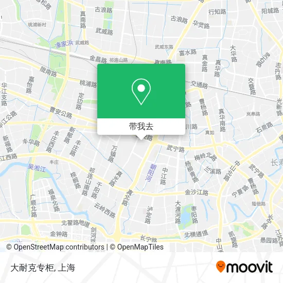 大耐克专柜地图