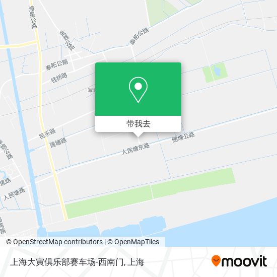 上海大寅俱乐部赛车场-西南门地图
