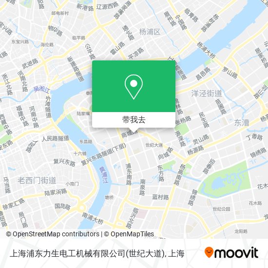上海浦东力生电工机械有限公司(世纪大道)地图