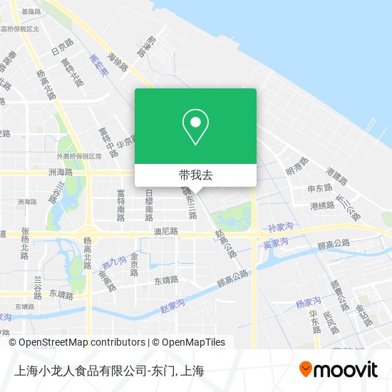 上海小龙人食品有限公司-东门地图