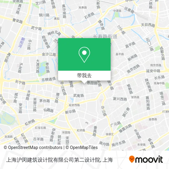上海沪闵建筑设计院有限公司第二设计院地图