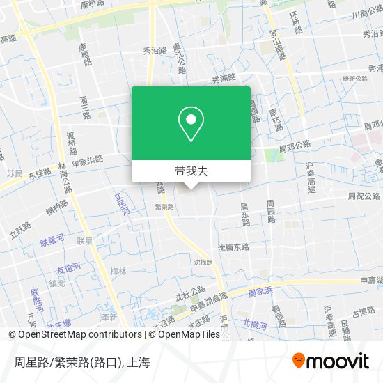 周星路/繁荣路(路口)地图