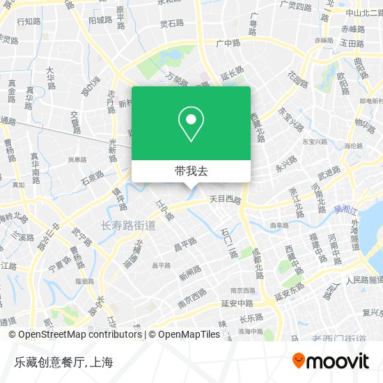 乐藏创意餐厅地图