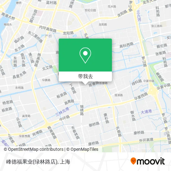 峰德福果业(绿林路店)地图