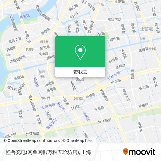 怪兽充电(网鱼网咖万科五玠坊店)地图