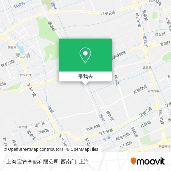 上海宝智仓储有限公司-西南门地图