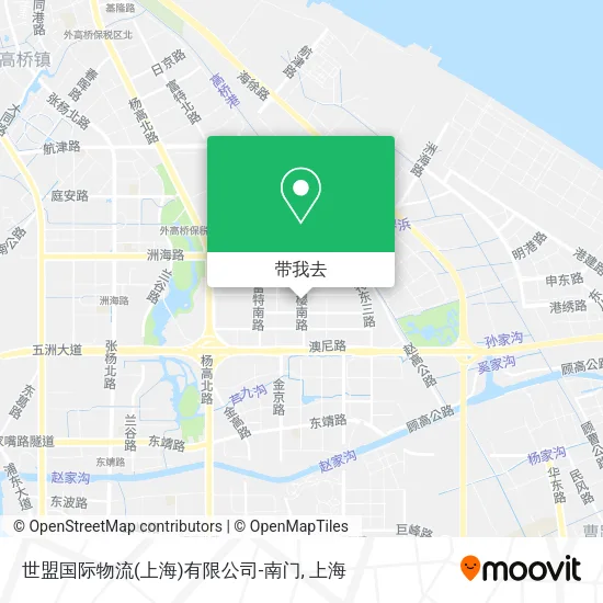 世盟国际物流(上海)有限公司-南门地图