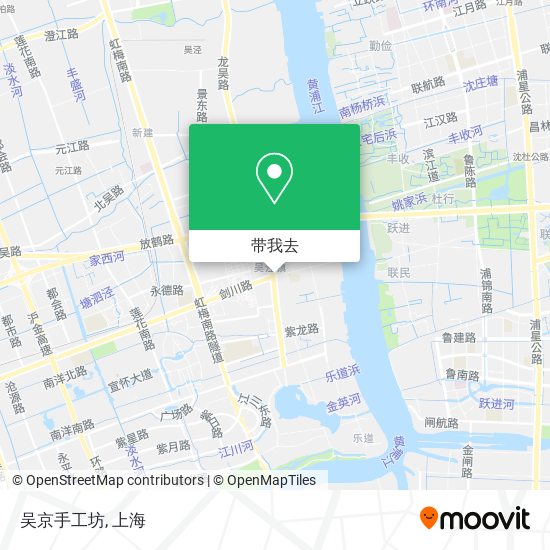 吴京手工坊地图