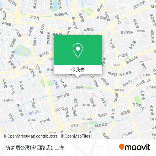 筑梦居公寓(宋园路店)地图