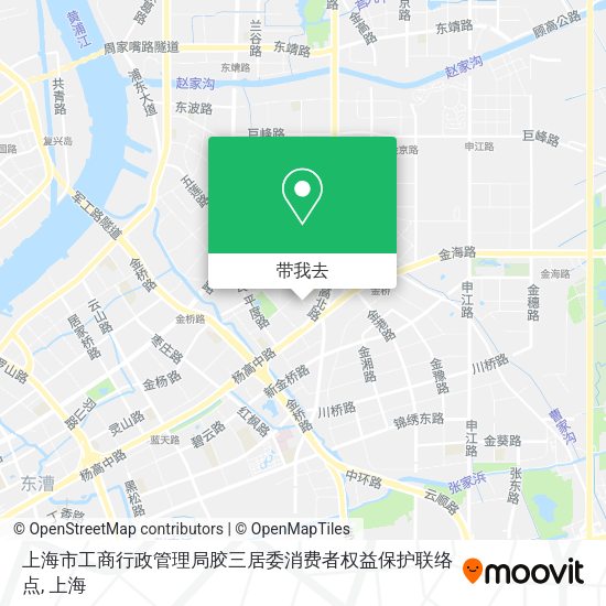 上海市工商行政管理局胶三居委消费者权益保护联络点地图