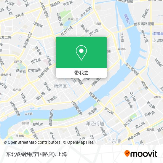 东北铁锅炖(宁国路店)地图