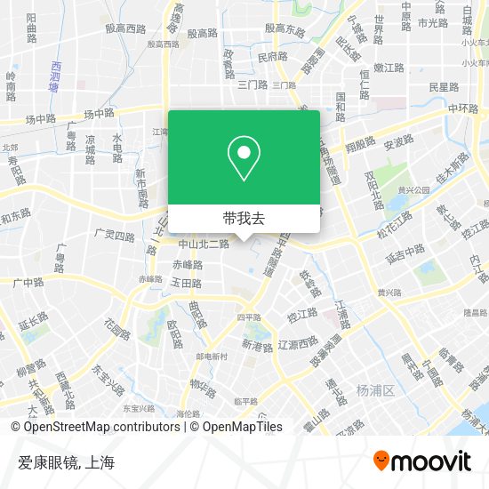 爱康眼镜地图