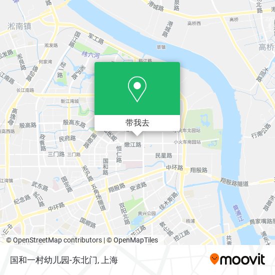国和一村幼儿园-东北门地图
