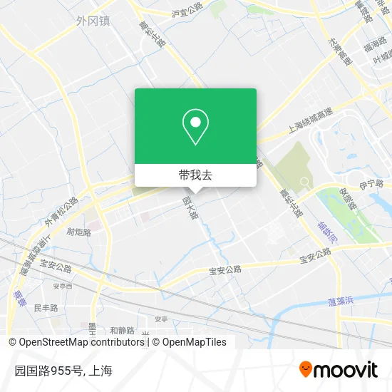 园国路955号地图