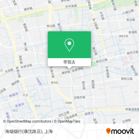 海烟烟行(康沈路店)地图