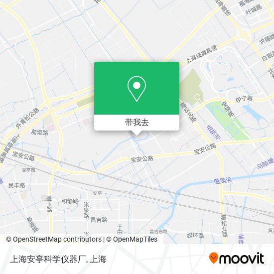 上海安亭科学仪器厂地图