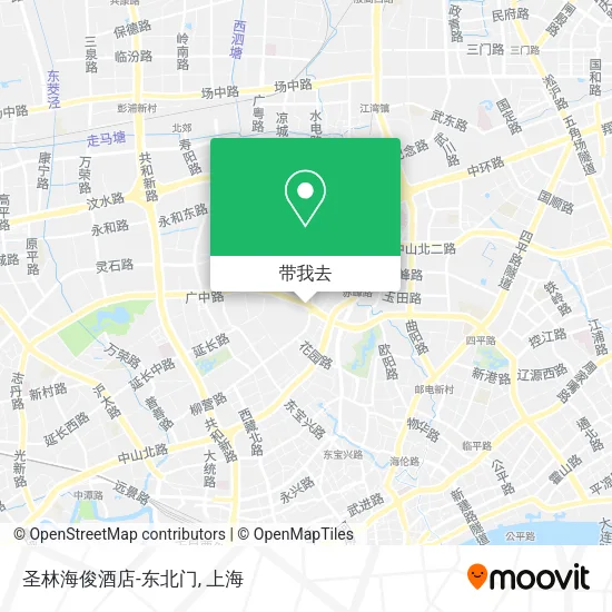 圣林海俊酒店-东北门地图