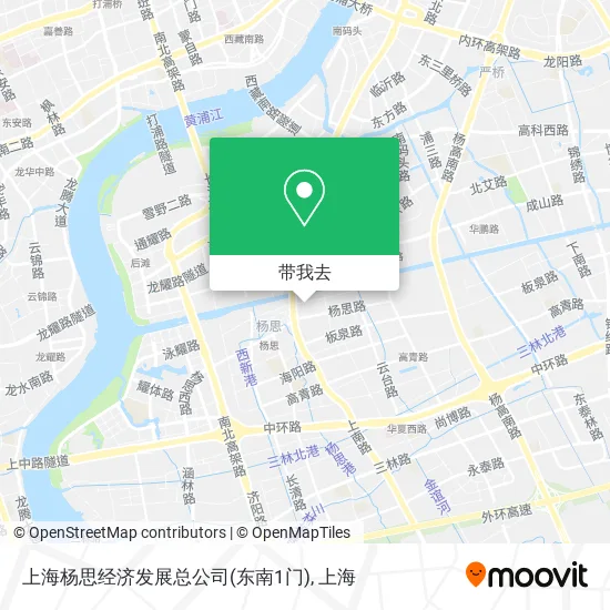上海杨思经济发展总公司(东南1门)地图
