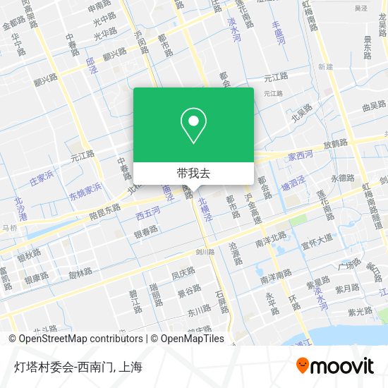 灯塔村委会-西南门地图