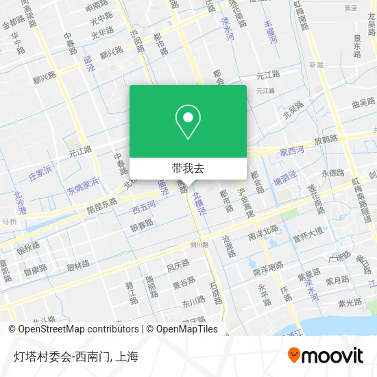 灯塔村委会-西南门地图