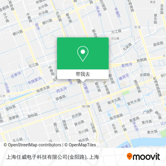上海任威电子科技有限公司(金阳路)地图
