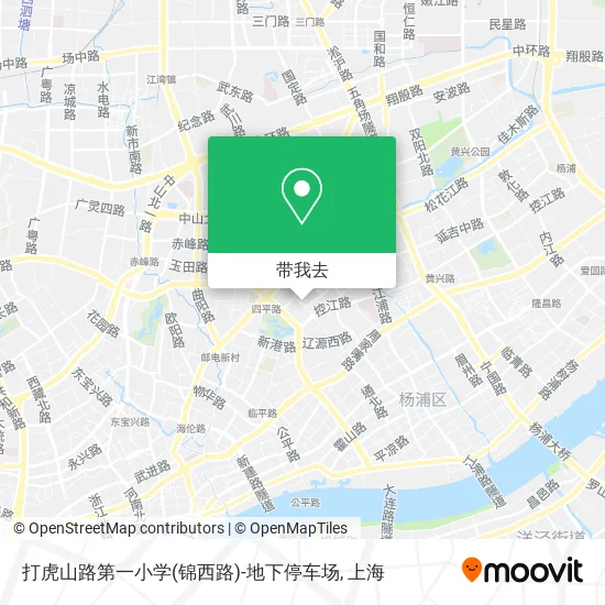 打虎山路第一小学(锦西路)-地下停车场地图