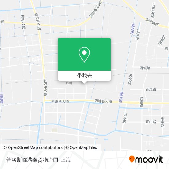 普洛斯临港奉贤物流园地图