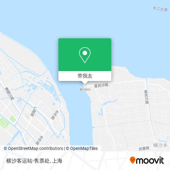 横沙客运站-售票处地图