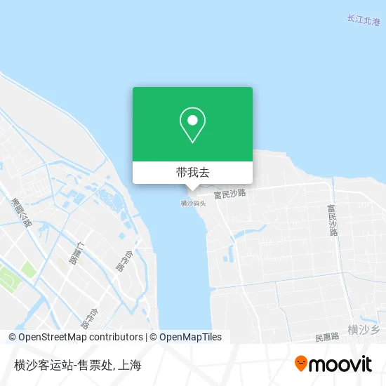 横沙客运站-售票处地图