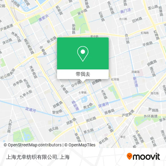 上海尤幸纺织有限公司地图