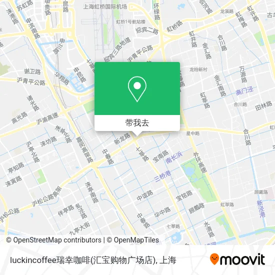 luckincoffee瑞幸咖啡(汇宝购物广场店)地图