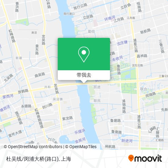 杜吴线/闵浦大桥(路口)地图