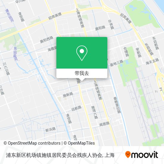 浦东新区机场镇施镇居民委员会残疾人协会地图