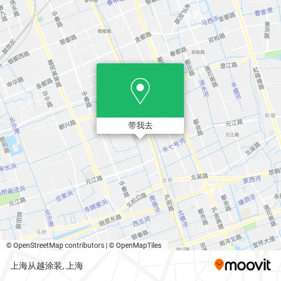 上海从越涂装地图