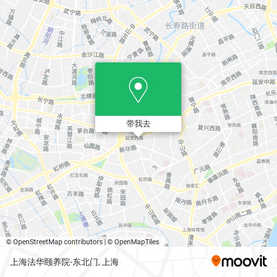 上海法华颐养院-东北门地图