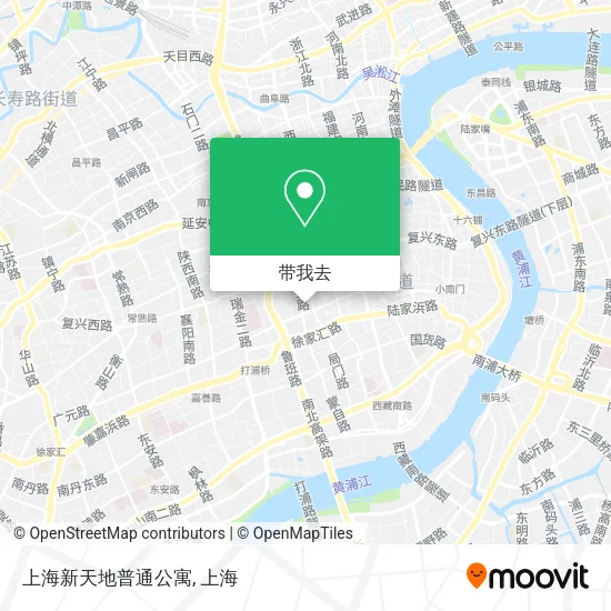 上海新天地普通公寓地图