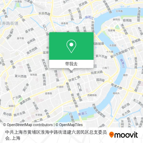 中共上海市黄埔区淮海中路街道建六居民区总支委员会地图