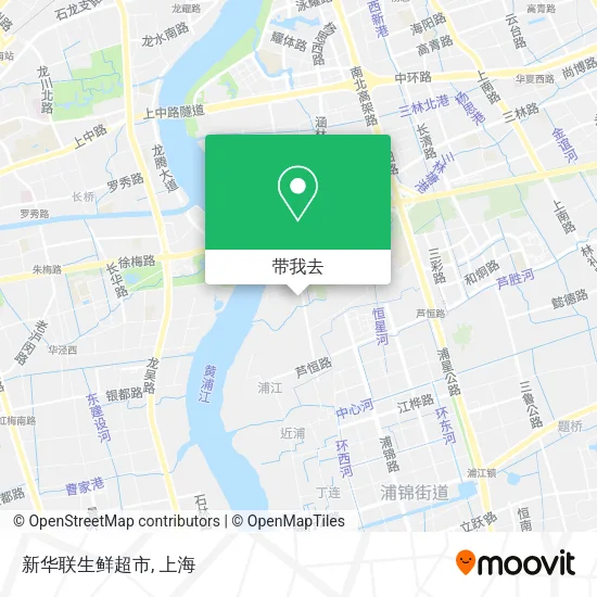 新华联生鲜超市地图