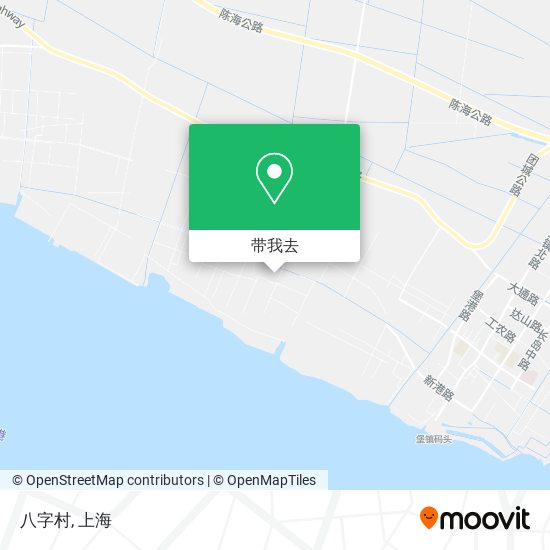 八字村地图