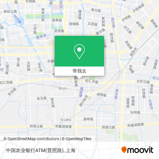 中国农业银行ATM(普照路)地图
