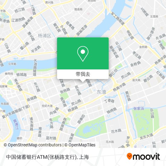 中国储蓄银行ATM(张杨路支行)地图