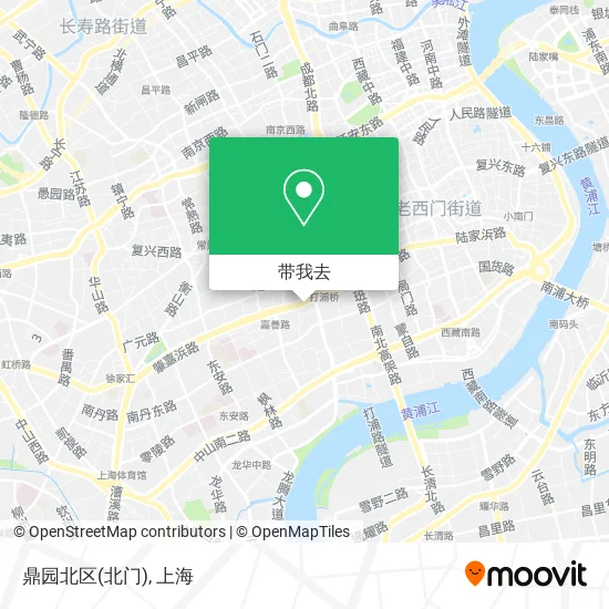 鼎园北区(北门)地图