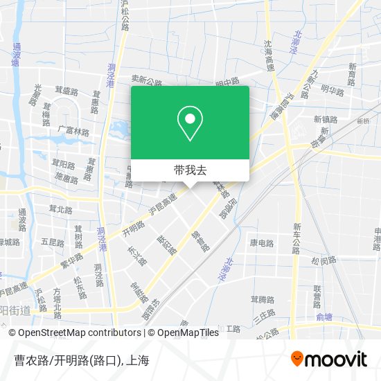 曹农路/开明路(路口)地图