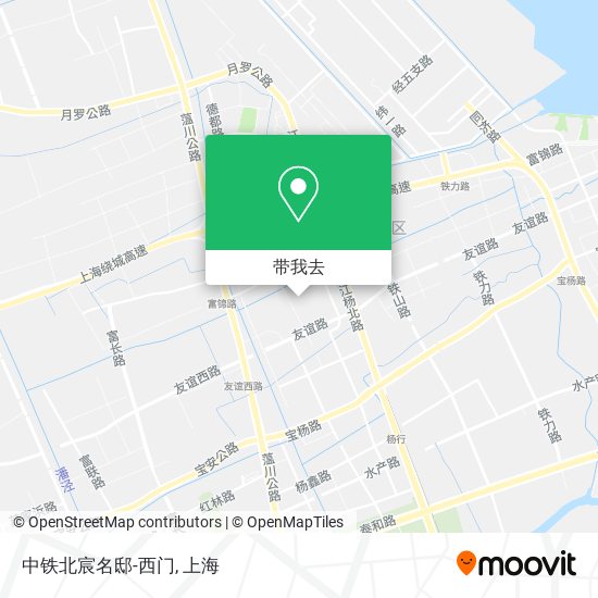 中铁北宸名邸-西门地图