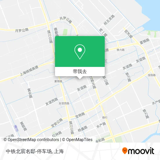 中铁北宸名邸-停车场地图